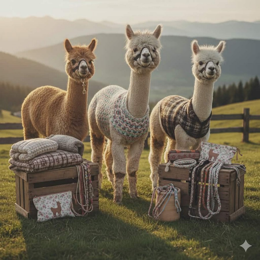 Reikmenys alpakoms ir vilnai